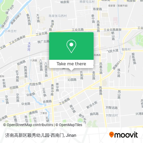 济南高新区颖秀幼儿园-西南门 map