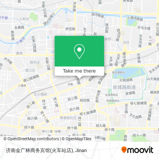 济南金广林商务宾馆(火车站店) map