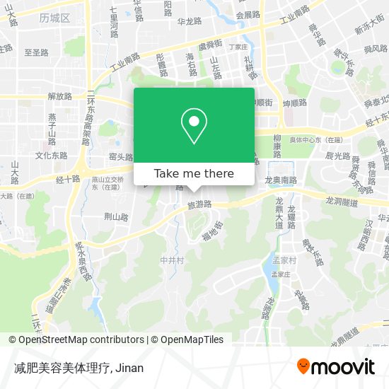 减肥美容美体理疗 map