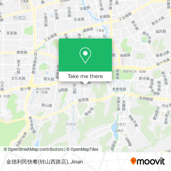 金德利民快餐(转山西路店) map