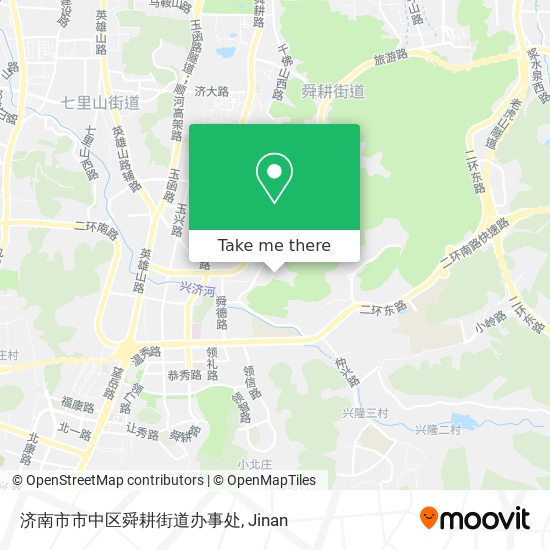 济南市市中区舜耕街道办事处 map