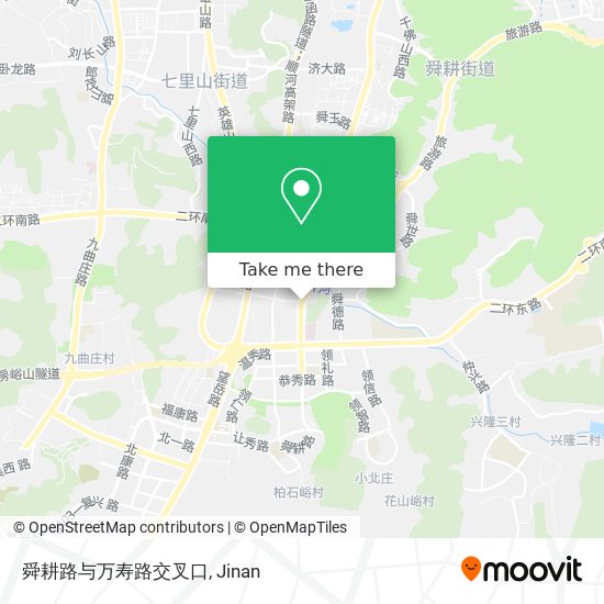 舜耕路与万寿路交叉口 map