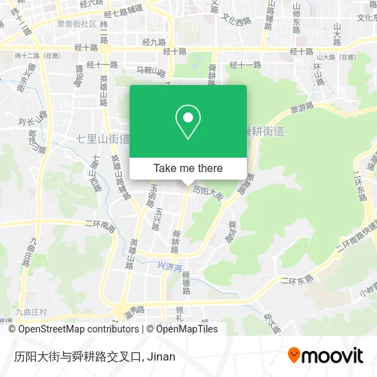 历阳大街与舜耕路交叉口 map