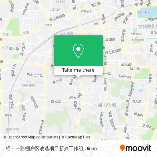 经十一路棚户区改造项目新兴工作组 map
