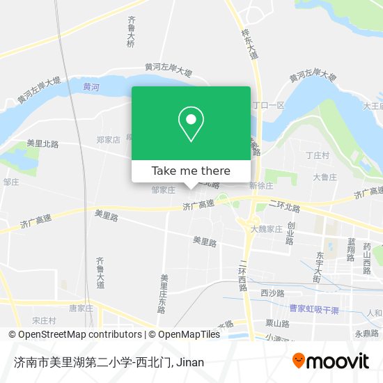 济南市美里湖第二小学-西北门 map