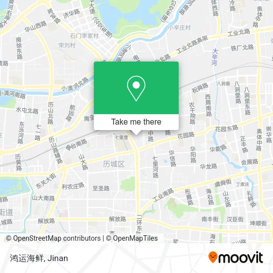 鸿运海鲜 map