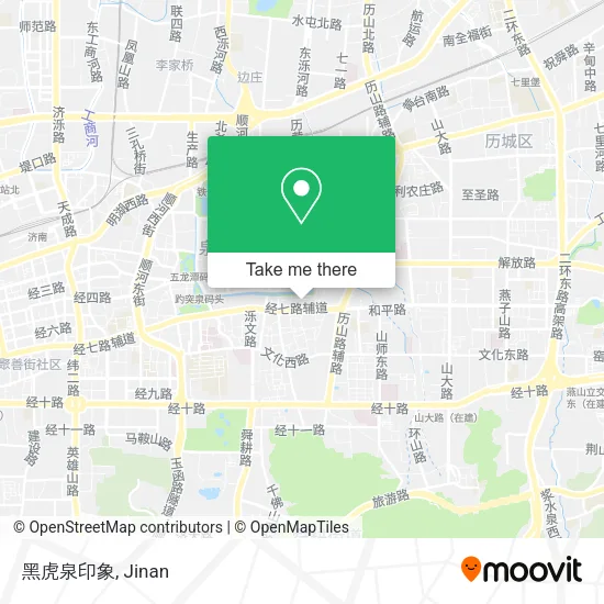 黑虎泉印象 map