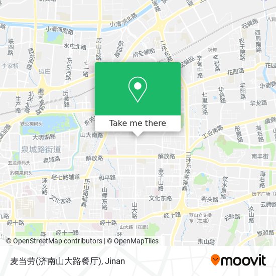 麦当劳(济南山大路餐厅) map