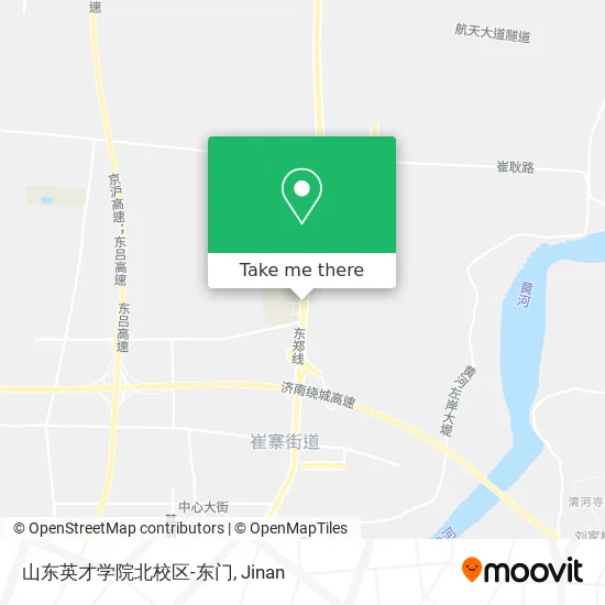山东英才学院北校区-东门 map