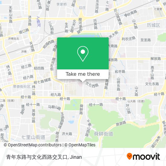 青年东路与文化西路交叉口 map