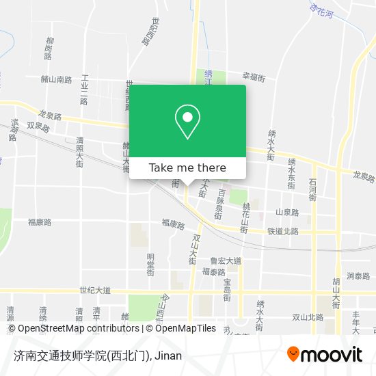 济南交通技师学院(西北门) map
