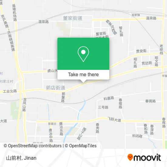 山前村 map