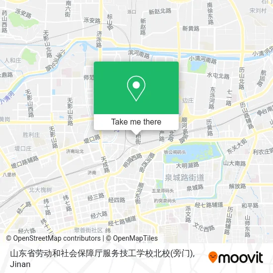 山东省劳动和社会保障厅服务技工学校北校(旁门) map