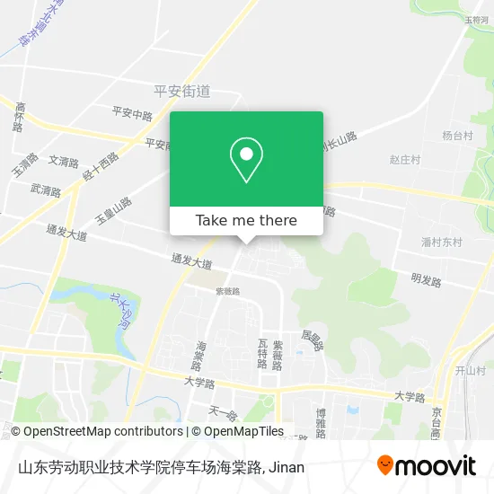 山东劳动职业技术学院停车场海棠路 map