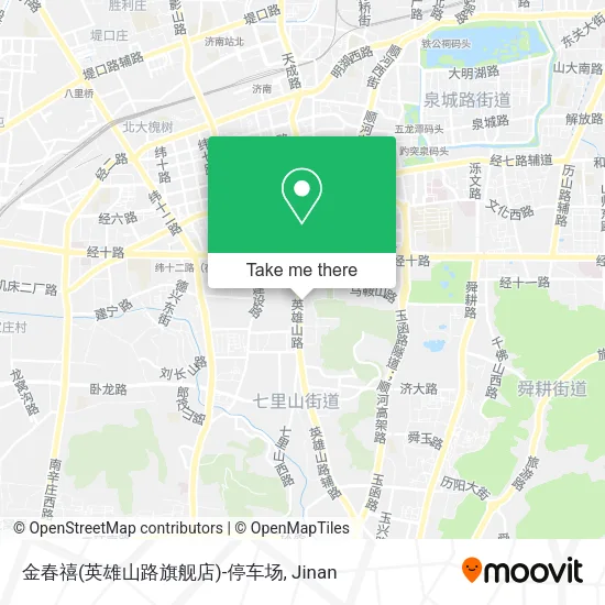 金春禧(英雄山路旗舰店)-停车场 map
