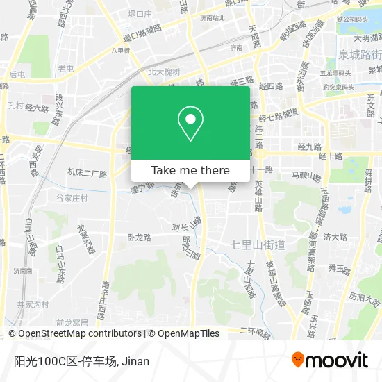 阳光100C区-停车场 map