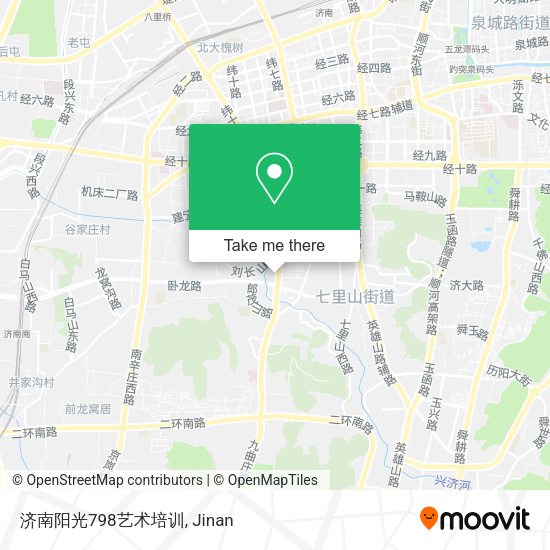 济南阳光798艺术培训 map