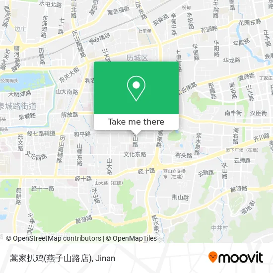 蒿家扒鸡(燕子山路店) map