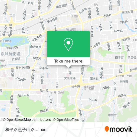 和平路燕子山路 map