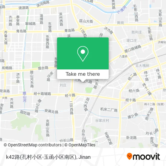 k42路(孔村小区-玉函小区南区) map