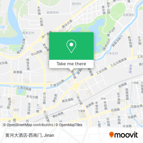 黄河大酒店-西南门 map