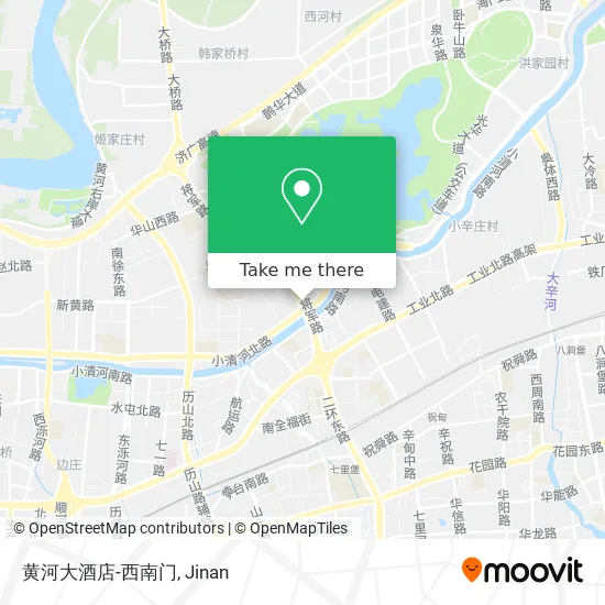 黄河大酒店-西南门 map
