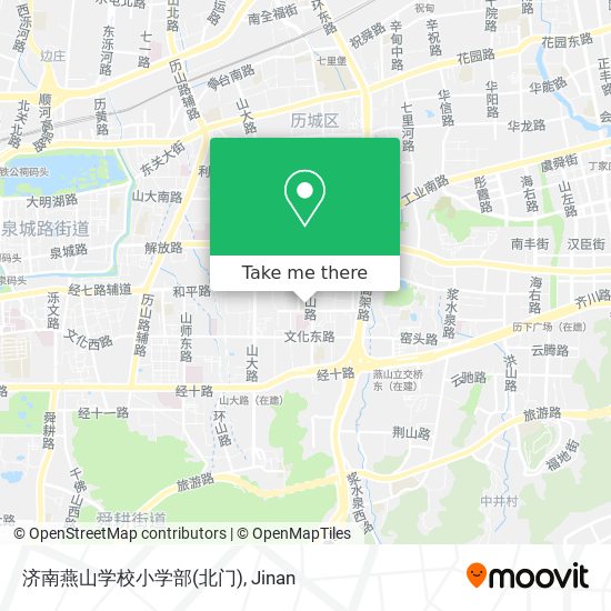 济南燕山学校小学部(北门) map
