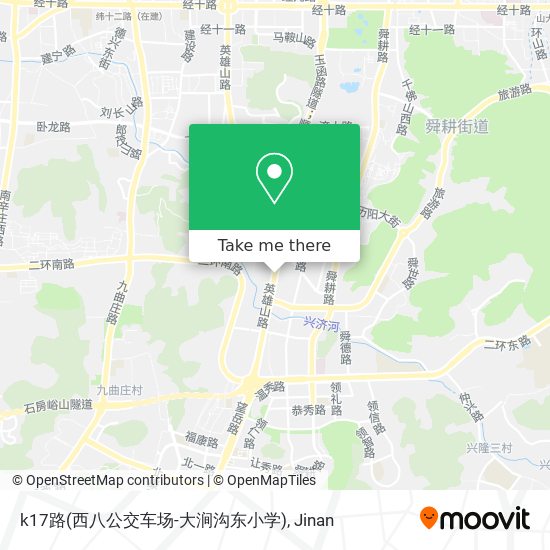 k17路(西八公交车场-大涧沟东小学) map