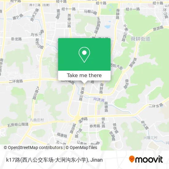 k17路(西八公交车场-大涧沟东小学) map