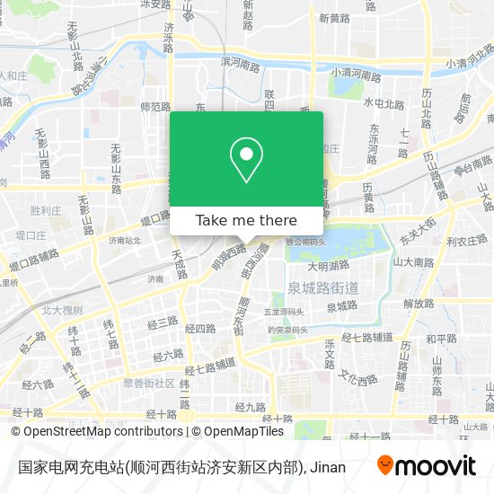 国家电网充电站(顺河西街站济安新区内部) map
