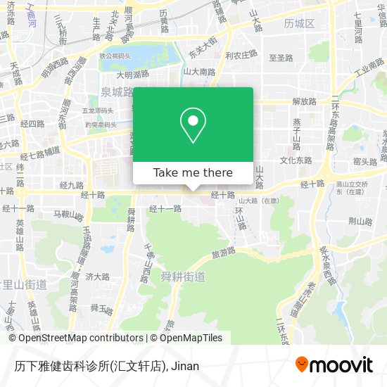 历下雅健齿科诊所(汇文轩店) map