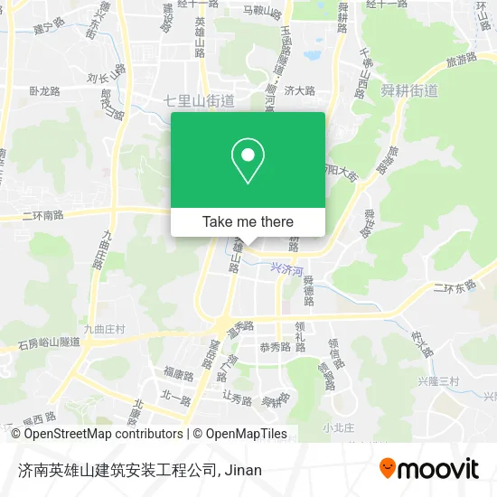 济南英雄山建筑安装工程公司 map