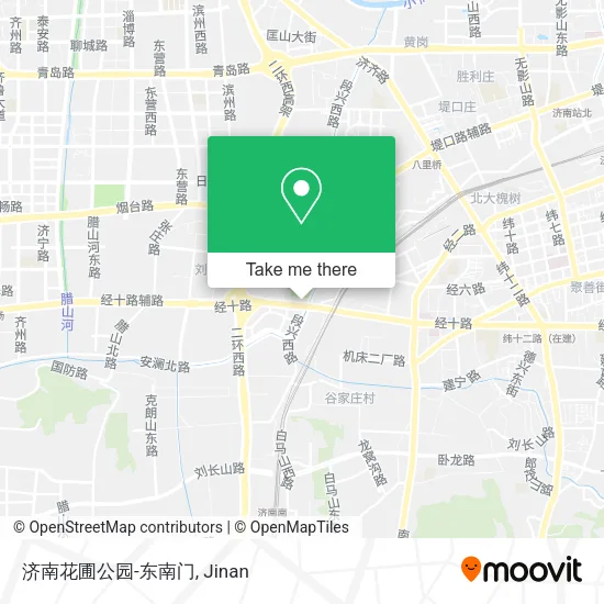 济南花圃公园-东南门 map