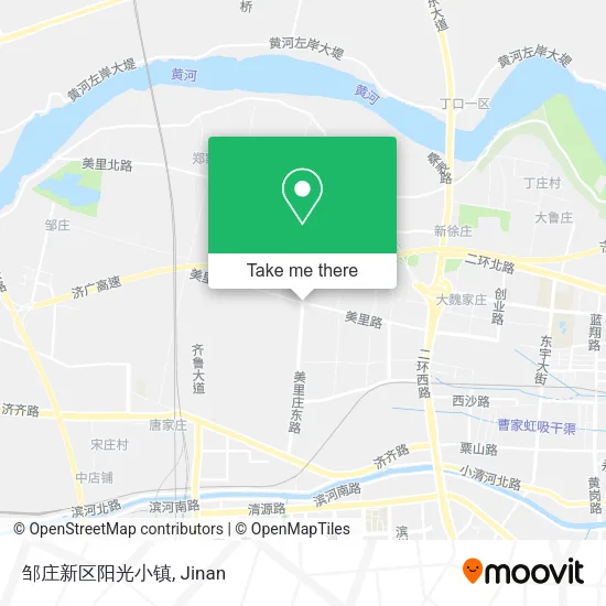 邹庄新区阳光小镇 map