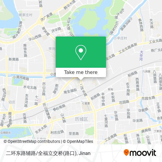 二环东路辅路/全福立交桥(路口) map