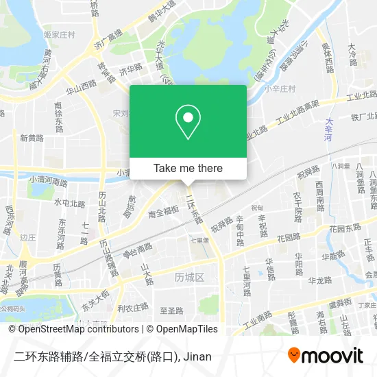 二环东路辅路/全福立交桥(路口) map