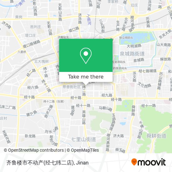 齐鲁楼市不动产(经七纬二店) map