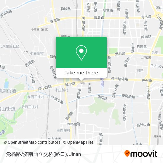 党杨路/济南西立交桥(路口) map