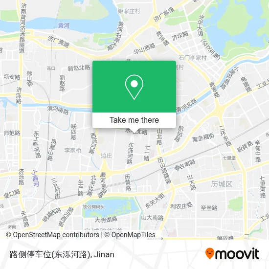 路侧停车位(东泺河路) map