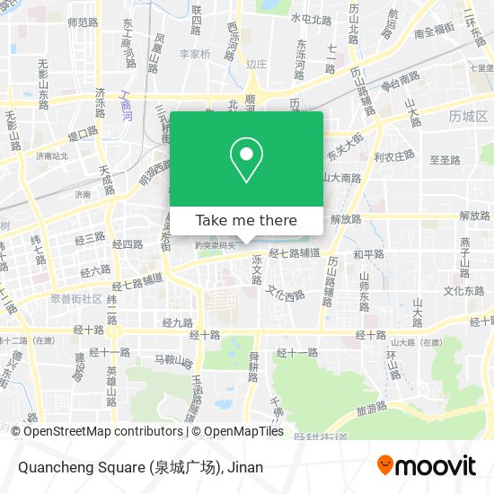 Quancheng Square (泉城广场) map
