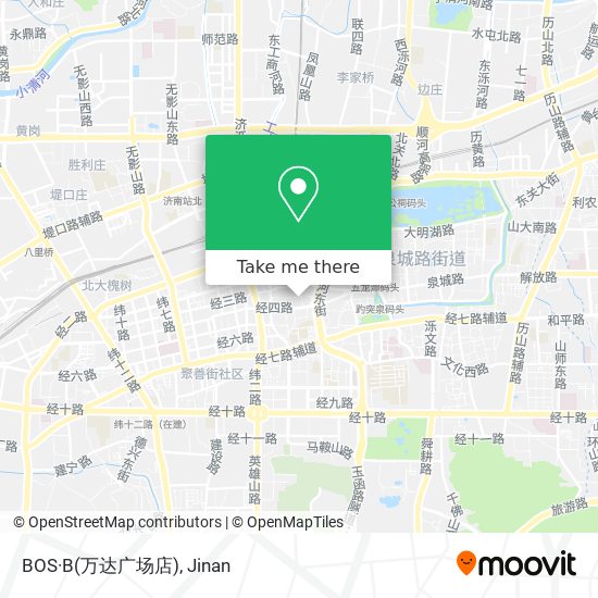 BOS·B(万达广场店) map