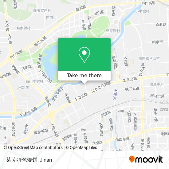 莱芜特色烧饼 map