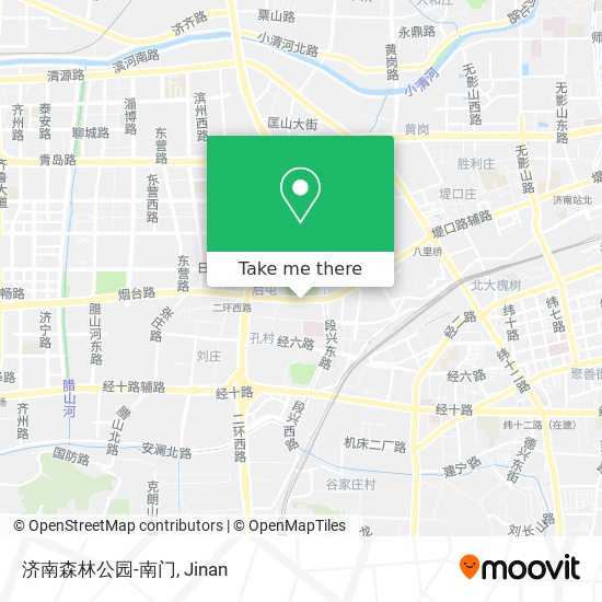 济南森林公园-南门 map