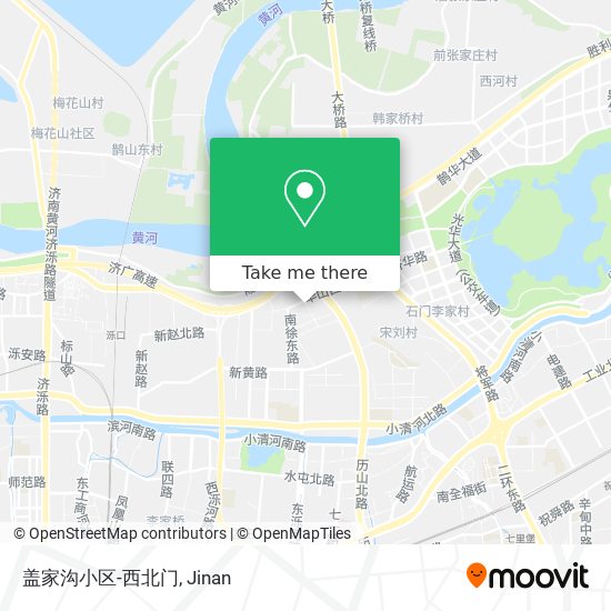 盖家沟小区-西北门 map