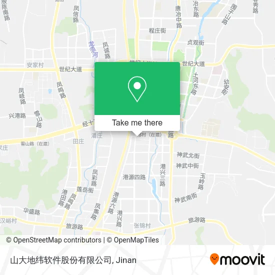 山大地纬软件股份有限公司 map
