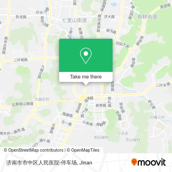 济南市市中区人民医院-停车场 map