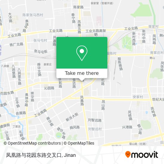 凤凰路与花园东路交叉口 map