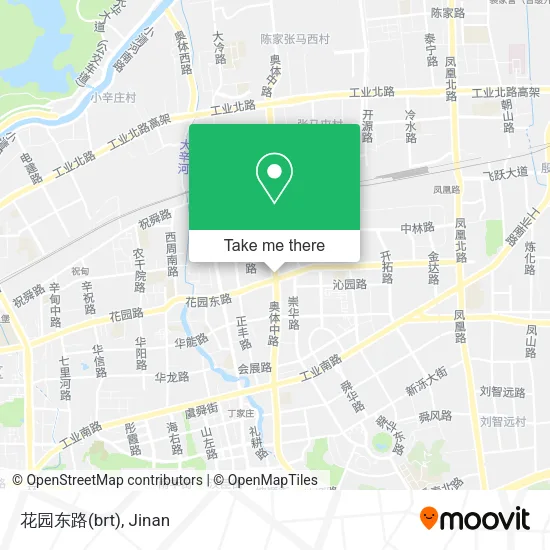 花园东路(brt) map