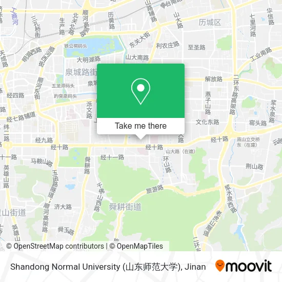 Shandong Normal University (山东师范大学) map