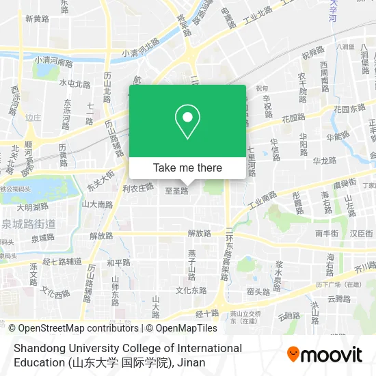 Shandong University College of International Education (山东大学 国际学院) map